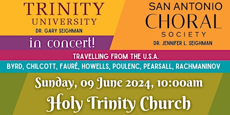 Trinity University & San Antonio Choral Society in Concert - Stratford