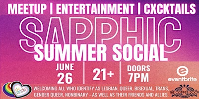 SAPPHIC SUMMER SOCIAL primary image