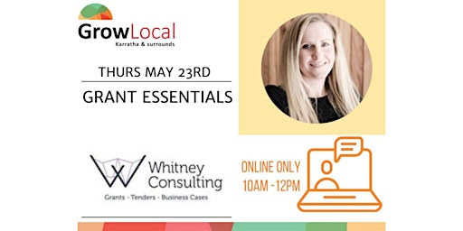 Primaire afbeelding van Grant Essentials with Whitney Consulting - Live Webinar