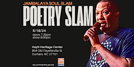 Imagem principal do evento Jambalaya Soul Slam May Poetry Slam