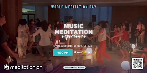 Imagem principal do evento World Meditation Day Music Meditation Experience