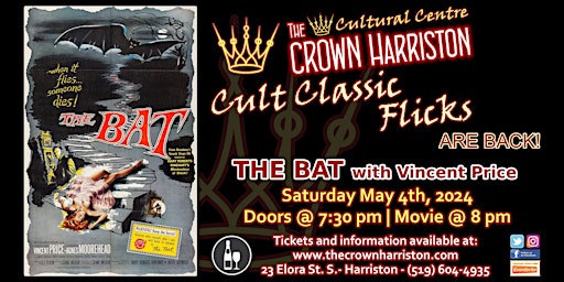 The Bat screening at the Cult Classic Flicks primary image