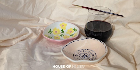 Pottery, Painting & Wine - Wavy Plates at Powell's