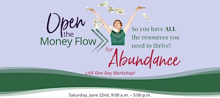 Imagem principal do evento Open the Money Flow for Abundance