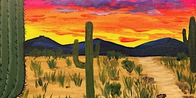 In the Desert at Dusk - Paint and Sip by Classpop!™ primary image