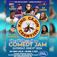Imagem principal do evento Laughs R Us Comedy @ King Cajun Crawfish