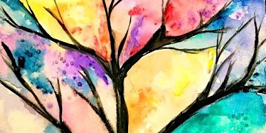Image principale de Watercolor Workshop Living Tree  Sunday June 9th 9:30pm $35