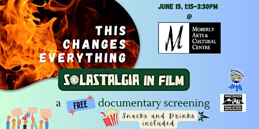 Imagem principal do evento Solastalgia in Film: This Changes Everything