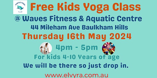 Image principale de FREE Kids Yoga Class 9th May!