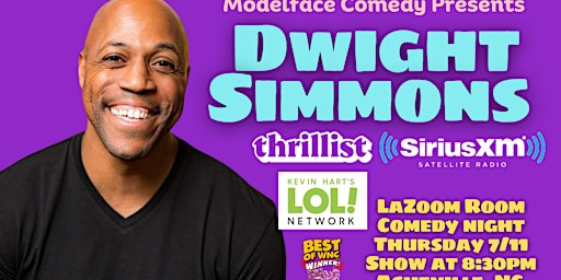 Primaire afbeelding van Modelface Comedy presents Dwight Simmons at LaZoom