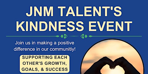 Imagem principal do evento JNM Talent's Kindness Event