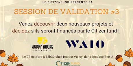 Citizenfund - Session de Validation #3