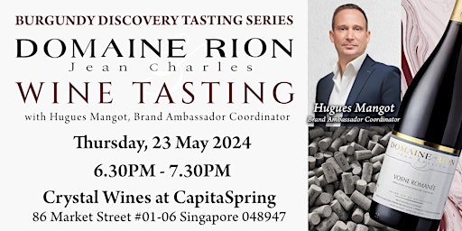 Imagem principal do evento Burgundy Discovery Tasting Series:  Jean-Charles Rion