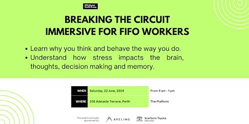 Primaire afbeelding van Breaking the Circuit Immersive for FIFO Workers