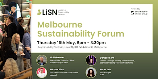 Imagem principal do evento Melbourne Sustainability Forum