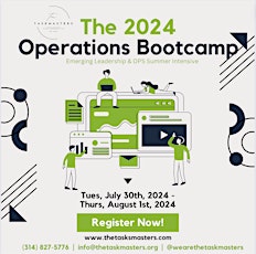 Emerging Leadership & OPS Summer Intensive - Operations Bootcamp