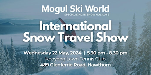 Imagem principal do evento Mogul Ski World's International Snow Travel Show