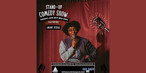 Imagem principal do evento Stand-Up Comedy Night at The District Sports Bar w/ Imani Denae