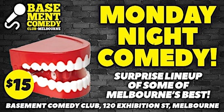 Monday Night at Basement Comedy Club! Monday, May 13, 8.30pm