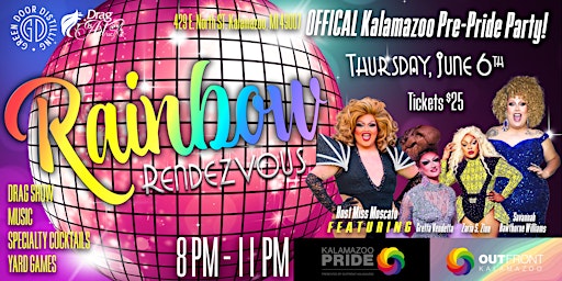 Imagen principal de Rainbow Rendezvous - Official Kalamazoo Pre-Pride Party