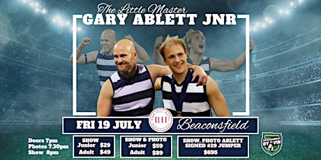 'The Little Master' Gary Ablett Jnr LIVE at Pink Hill Hotel, Beaconsfield!