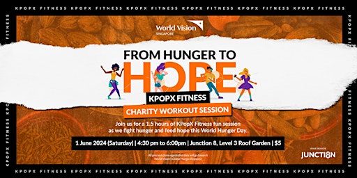 Hauptbild für KPOPX FITNESS CHARITY WORKOUT SESSION WITH WORLD VISION SINGAPORE