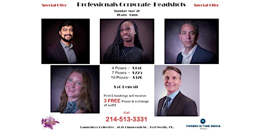 Imagem principal do evento Special Offer / Professional Corporate Headshots