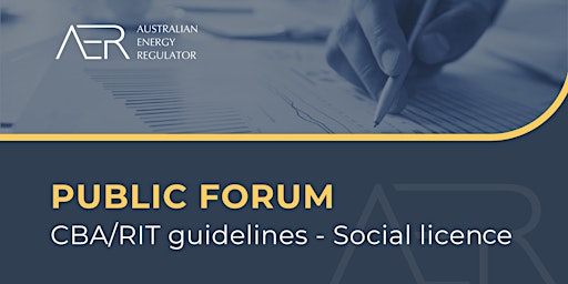 Public Forum: CBA/RIT guidelines review - Social licence