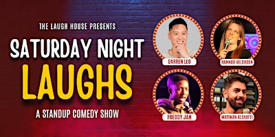 Imagem principal do evento Saturday Night Laughs - A Standup Comedy Showcase
