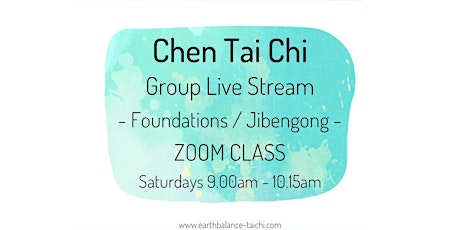 Chen Tai Chi Live Stream Class on Zoom