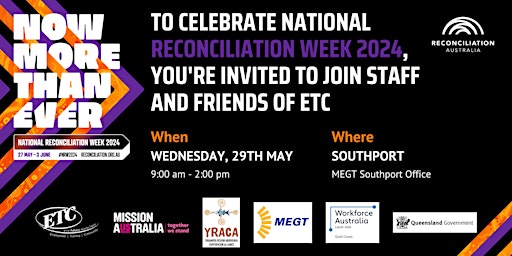 ETC National Reconciliation Week Event - Southport primary image