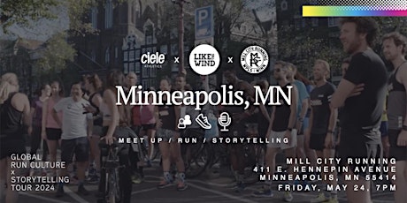 Minneapolis: Global Run Culture & Storytelling Event  primärbild