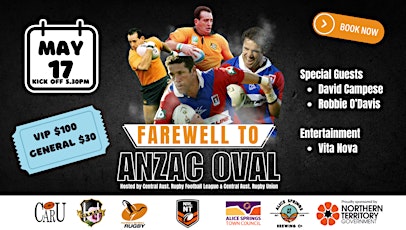 Farewell to Anzac Oval