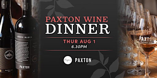 Primaire afbeelding van Paxton Wine Dinner