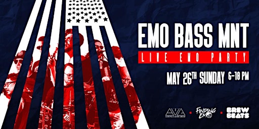 Imagem principal do evento EMO BASS MNT with Finding Emo - LIVE EMO PARTY