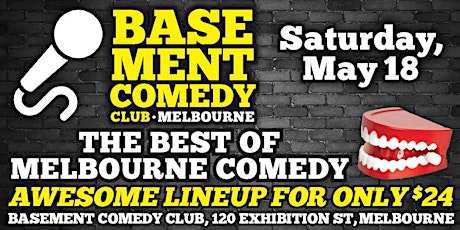 Basement Comedy Club: Saturday, May 18, 8pm