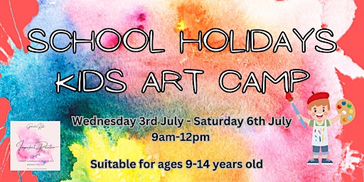 Imagem principal do evento Kids School Holidays Art Camp!