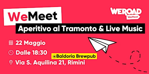 Hauptbild für WeMeet | Aperitivo al Tramonto & Live Music