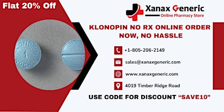 Buy Klonopin Online Overnight Our Affordable Services