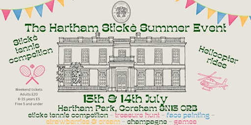 Imagen principal de Hartham Park Stickè Summer Event