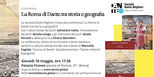 Image principale de La Roma di Dante tra storia e geografia