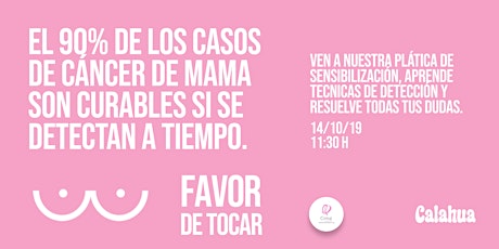 Imagen principal de CIMA y Calahua invitan: Plática de sensibilización sobre el cáncer de mama.