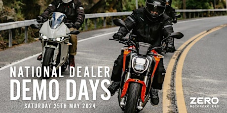 Zero Motorcycles National Dealer Demo Days - Davant Bikes Torquay
