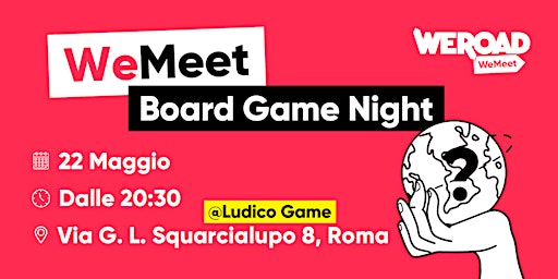 WeMeet | Board Game Night  primärbild