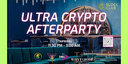 Image principale de ULTRA CRYPTO AFTERPARTY @STELLA Downtown