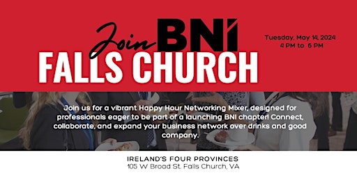 BNI Happy Hour Networking Mixer primary image