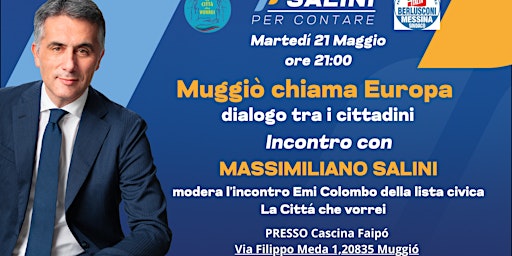 Image principale de Muggió chiama Europa - Incontro con Massimiliano Salini