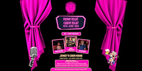 Friday Night Comedy at Jersey's Cider House primary image
