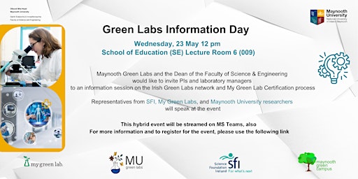 Image principale de Green Labs Information Day