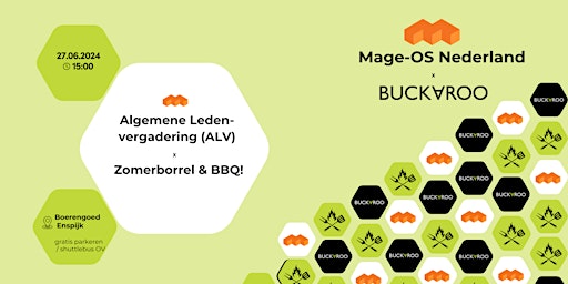 Image principale de Algemene ledenvergadering Mage-OS Nederland + zomer BBQ!